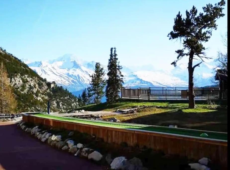 Appartement Style Chalet 5* Vue Mont-Blanc - Arc 1950 Les Arcs  Dış mekan fotoğraf