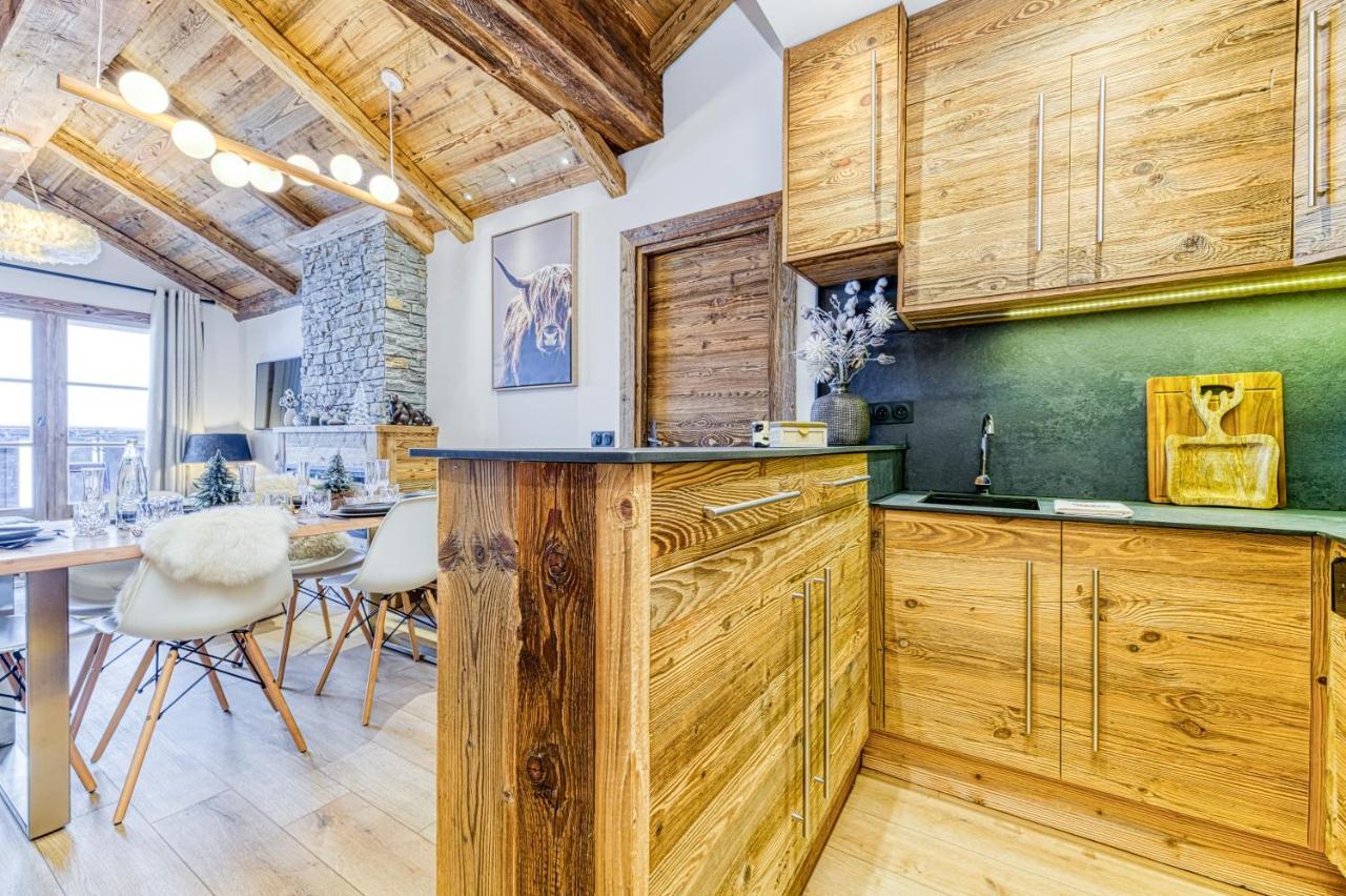 Appartement Style Chalet 5* Vue Mont-Blanc - Arc 1950 Les Arcs  Dış mekan fotoğraf