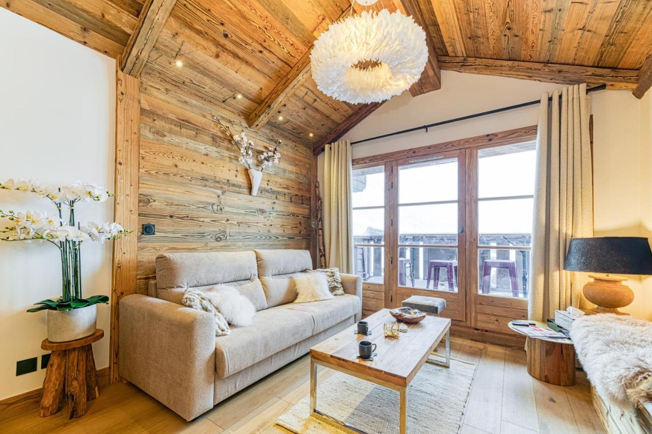 Appartement Style Chalet 5* Vue Mont-Blanc - Arc 1950 Les Arcs  Dış mekan fotoğraf